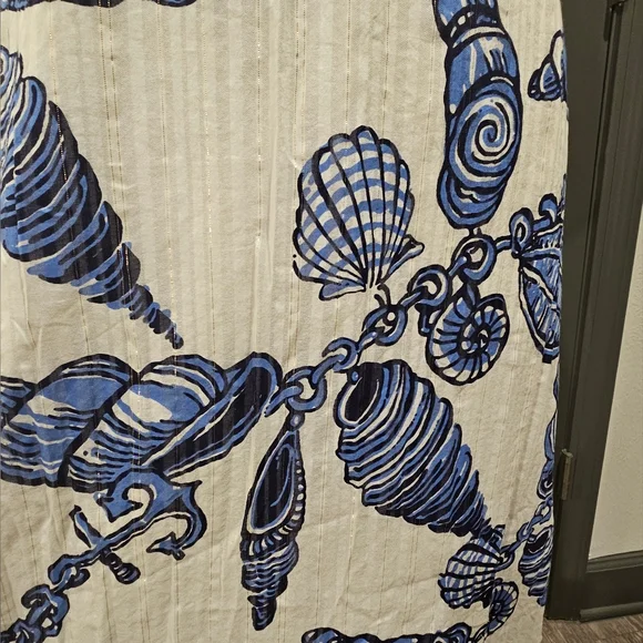 Lilly Pulitzer Nefertiti Halter Maxi Dress "Fallin' in Love" Sz 4 - Picture 7 of 10